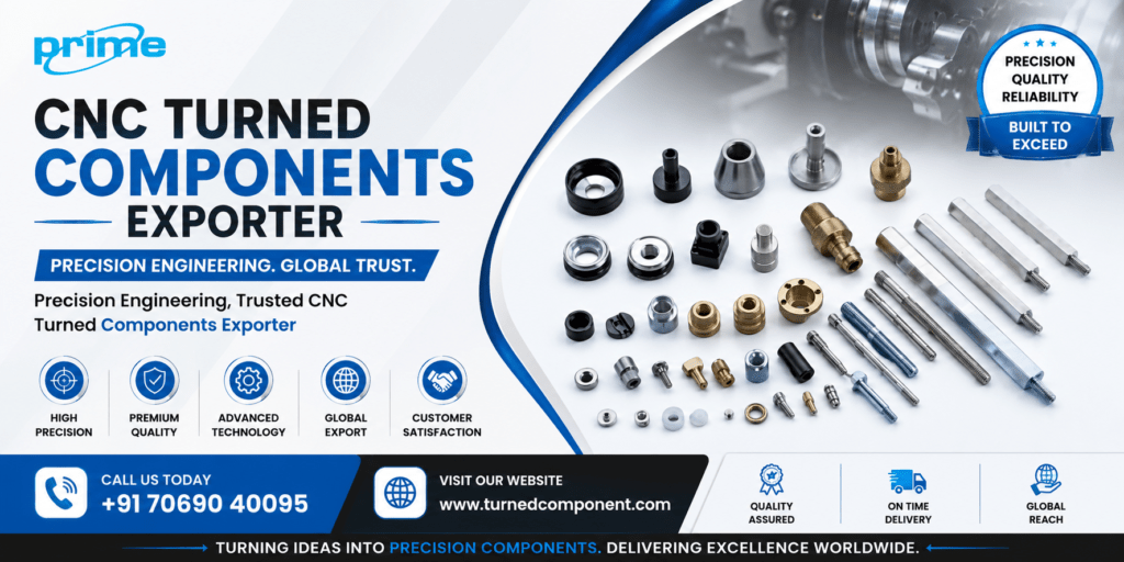 CNC Turned Components Exporter